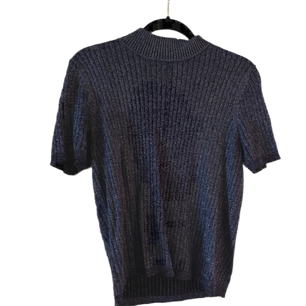 Vintage short sleeve turtle neck